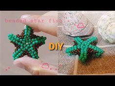 beaded star fish diy how to make it with beads and other accessories for beginners