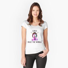 Get my art printed on awesome products. Support me at Redbubble #RBandME: https://www.redbubble.com/i/t-shirt/Girls-rule-the-world-feminism-by-IOANNISSKEVAS/138864772.PFN84?asc=u House Workout, Mojo Dojo Casa House, Douglas Adams, Ross Geller, Cat Cartoon, Nate Berkus, Sphynx Cat, Funny Humor, Cross Country