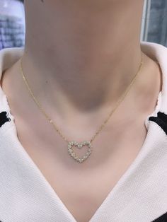 1.This forever love heart necklace has an elegant and unique look, easy to match with a variety of clothes; 2.A blend of romance & elegance, the infinity heart necklace easily helps you exude class, personality, and grace whenever you wear it.  3..This beautiful simulated diamond necklace which is made of cubic zirconia.It is the most popular choice for affordable luxury.  Material: Sterling Silver,14K Gold Plated,Cubic Zirconia,Rhodium Weight: 2.8g     Pendant Length: 2.1cm Pendant Width: 1.8cm Chic Jewelry For Wedding And Valentine's Day, Chic Wedding Jewelry For Valentine's Day, Elegant Heart Detail Jewelry For Valentine's Day, Elegant Heart Necklace With Adjustable Chain, Elegant Heart Cut Clavicle Chain Necklace, Wedding Open Heart Necklace With Clavicle Chain, Chic Jewelry For Valentine's Day Anniversary, Chic Jewelry For Anniversary On Valentine's Day, Elegant Heart Pendant Necklace With Clavicle Chain