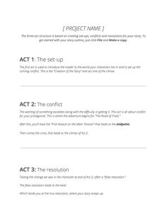 the instructions for how to write an action plan