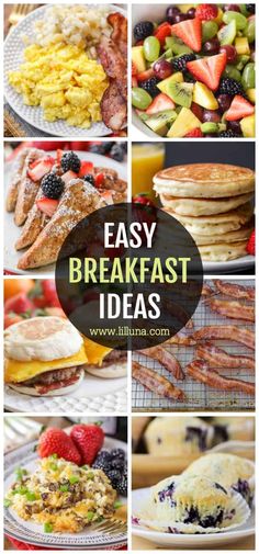 easy breakfast ideas that are great for the whole family