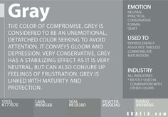 the gray color scheme is used to create an info sheet