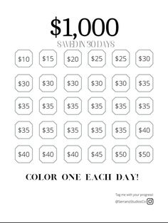 the $ 1, 000 savings for each day is shown in black and white on a white background