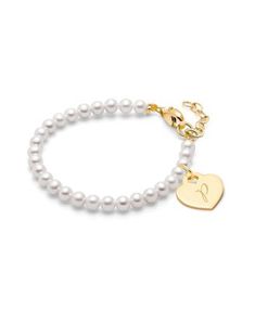 This is a classic bracelet that defies all trends and will be a keepsake she will treasure for a lifetime. Your thoughtful gift is made extra special with complimentary Tiny Blessings gift wrapping. Gold C, Engraved Initials, Gold N, Gold G, Classic Bracelets, Big Kid, Cultured Pearls, Big Kids, Thoughtful Gifts