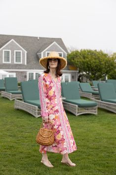 Sconset Kaftan - Quintessence Outfit Accessories, Pink, Clothes