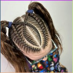 Little White Girl Braided Hair Styles, Tight Ponytail Hairstyles, Cute Ponytail Ideas, New Braid Hairstyles, Braided Hairstyles Ponytail, Braid Hairstyles For Kids, Nurse Hair, Hairstyle For Kids, Braided Ponytails