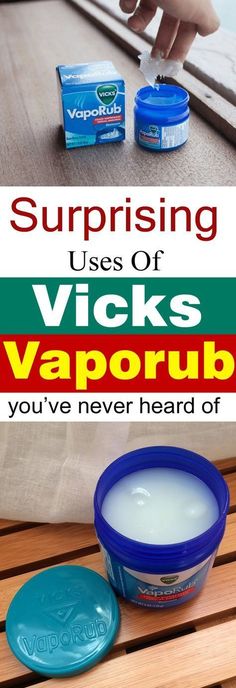 These Vicks vaporub uses are here to SURPRISE you. You’ve never thought about that Vicks can be that useful Vic Vaporub, Vaporub Uses, Autogenic Training, Vicks Vapor Rub, Vicks Vapor, Vicks Vaporub Uses, Uses For Vicks, Vapor Rub, Vicks Vaporub