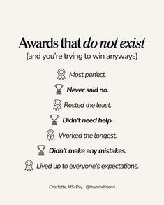 a poster with the words awards that do not existt and you're trying to win anyway