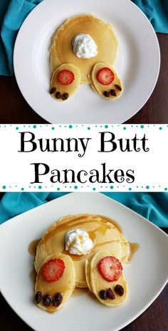 Easter Lunch Table, Easter Pancakes, Easter Bunny Pancakes, Bunny Pancakes, Savory Cakes, Homemade Pancake Recipe, Easter Breakfast, Easter Desserts