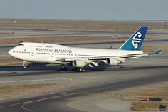 an air new zealand plane on the runway