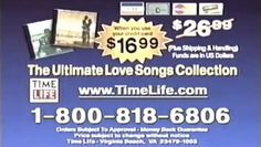 an advertisement for the ultimate love songs collection