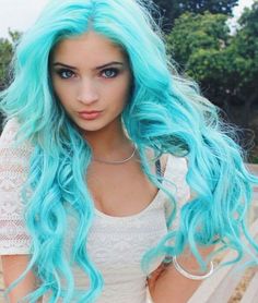 Hair Color For Fair Skin, Twisted Hair, Bright Hair Colors, Bright Hair, Hair Color Blue