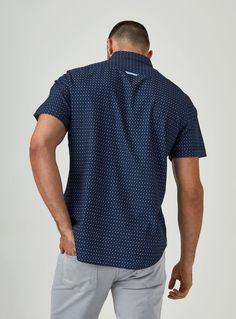 We created the perfect short sleeve button up, with the right mixture of comfort and style, just for you. Our performance shirts have 4-way stretch, are moisture wicking, wrinkle resistant and above all a great new addition to your wardrobe. The performance shirt will be your go-to for any occasion - day to night. This is a shirt that will have you satisfied at any given time. Details Model is 6'1" and wears a size medium. Care: Machine wash cold on delicate cycle with similar colors. Do not use Short Sleeve Button Up, Lifestyle Brands, Short Sleeve Shirt, Moisture Wicking, Sleeve Shirt, Fashion Forward, Casual Button Down Shirt, Colorful Shirts, Button Up