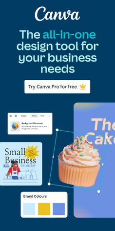 an ad for the company called canva