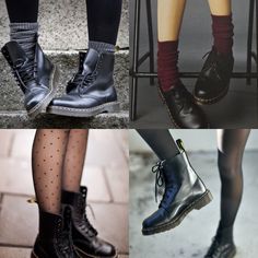 90s Outfit Doc Martens, Dr Martens Skirt Outfit Winter, Socks For Dr Martens, Doc Martens Socks Outfit, Doc Martens 90s Outfit, Dr Martens Boots Women Outfits, Dr Martins Outfits Women, Dr Martens Outfit Women