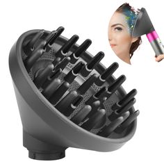 PRICES MAY VARY. Diffuser attachments fit for Dyson Airwrap Styler HS01 HS05. Turn your airwrap styler into a hair dryer in seconds, long prongs reach deep into hair, disperses air evenly to simulate natural drying, helping to reduce frizz. Works with diffuser nozzle, easy to install and reliable to use. 100% brand new and high quality, Durable, long service life. Package Contents: 1* diffuser attachment. Package includes:
 1* Diffuser attachment
 
 Note: Light shooting and different displays ma Diffuser Attachment, Air Wrap, Hair Diffuser, Dyson Airwrap, Structure Design, Practical Gifts, Styling Tools, Men's Grooming, Makeup Skin Care