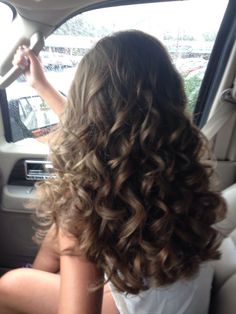 Long Layered Brown Hair Wavy, Curls With Long Layers, Brown Curly Hair Face Claim, Super Curled Hair, Curly Brown Hair Aesthetic, Hair Claims, Pageant Hair And Makeup, Brunette Curls, Pageant Hair