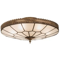 Meyda Tiffany - 191557 - Six Light Flushmount - Vincent - Craftsman Brown Honeycomb Ceiling, Glass Lighting Design, Dining Lights, Art Glass Lighting, Hallway Light, Boys Town, Light Ideas, Machine Age, Dramatic Lighting