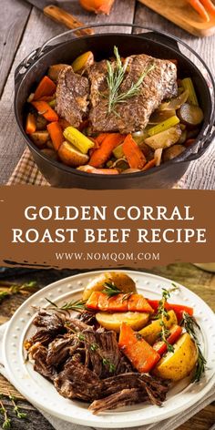 the recipe for roast beef with carrots and potatoes