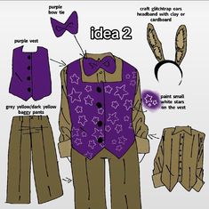 Easy Male Costumes, Glitchtrap Cosplay, Easy Fnaf Cosplay, Fnaf Glitchtrap