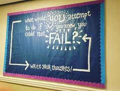 a sign that says what would you attempt to do if you knew you could not fail?