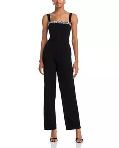 Elevate your style with this stunning Black Crystal Trim Jumpsuit. Perfect for evening wear, parties, or special occasions, this glamorous piece features sparkling crystal details that add a touch of luxury and sophistication. Shop now for a bold, fashionable look that's sure to turn heads! Crystal Trim, Sparkling Crystal, Black Crystals, Evening Wear, Special Occasion, Trim, Turn Ons