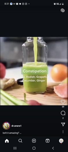 Constipation Food, Grapefruit, Cucumber, Ginger