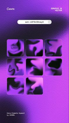 an image of purple and black squares