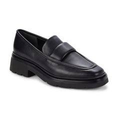 Nwt Vince Loafer Size 9.5 Workwear Slip-on Moccasins With Lug Sole, Leather Slip-on Loafers With Lug Sole, Flat Leather Brogue Shoes For Work, Classic Leather Slip-ons With Lug Sole, Leather Slip-on Loafers For Office, Chic Leather Slip-ons For Work, Slip-on Leather Oxfords With Lug Sole, Leather Loafers With Lug Sole And Almond Toe, Leather Slip-on Oxfords With Lug Sole