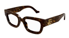 Gucci GG1548O 005 Havana Oversized Square Women Eyeglasses. Frame Details: Model  GG1549O 005 Lens Color Clear Lens Effect Clear Front Color Havana Temple Color Havana Measurements 52/21/145 RX- Able Yes Comes With Authentic Case, And Cleaning Cloth For Gucci GG1549O 005 Eyeglasses. Women Eyeglasses, Eyeglasses For Women, Cleaning Cloth, Havana, Sunglasses Accessories, Women's Accessories, Temple, Shoe Accessories, Women Accessories