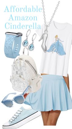 Affordable Amazon Cinderella themed outfit women. Cinderella Disney Outfit, Kids Disney Outfits, Disney Bachelorette Parties, Disney Bachelorette