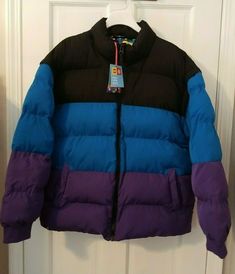 Brand new with tags Target Exclusive LEGO puffer jacket with removable sleeves to become a vest - Men's size large - Ships FREE in the U.S. Hooded Purple Puffer Jacket For Winter, Purple Hooded Puffer Jacket For Winter, Casual Purple Puffer Jacket, Casual Purple Outerwear For Cold Weather, Purple Puffer Jacket For Winter, Purple Nylon Winter Outerwear, Purple Puffer Jacket For Fall, Casual Purple Puffer Jacket For Fall, Casual Purple Puffer Jacket With Long Sleeves