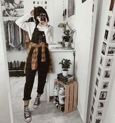 Moda Ulzzang, Fashion 90s, A Mirror, Outfit Style, 가을 패션, Ootd Outfit