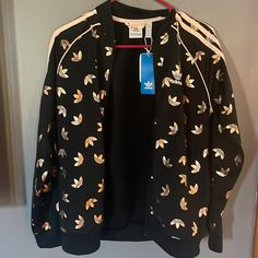 Big Girls Adidas Lightweight Jacket. New With Tags. Never Worn. Size Large Trendy Black Adidas Outerwear, Trendy Adidas Winter Outerwear, Adidas Girl, Adidas Jackets, Adidas Black, Lightweight Jacket, Black Adidas, Kids Jacket, Adidas Jacket