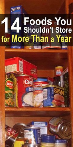 There are many seemingly long-term foods that won't store more than 12 months. Make sure you rotate them with fresh replacements every 3 to 6 months. Emergency Preparedness Items, Food Shelf Life, Non Perishable Foods, Emergency Food