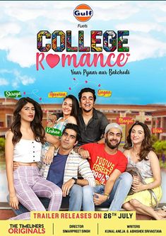 the poster for college romance, starring actors from different countries and their families on tv