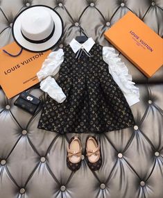 Like My Story, Louis Vuitton Baby, Luxury Baby Fashion, Luxury Baby Clothes, Toddler Designer Clothes, Kids Dress Wear, Fashion Baby Girl Outfits, Luxury Baby