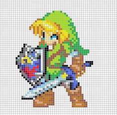 the legend of zelda cross stitch pattern