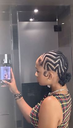 Cornrow Updo On Natural Hair, Natural Cornrow Hairstyles, Hairstyles For Black Women Natural, Tattoo And Meaning, Hair Braid Patterns, Peachy Den, Little Woman