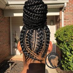 18 Glam Goddess Braids You Will Love Wearing for 2019 Cornrows And Twists, Trendy We Fryzurach, Big Box Braids, Braided Ponytail Hairstyles, Box Braid, Beautiful Braids, Girls Braids