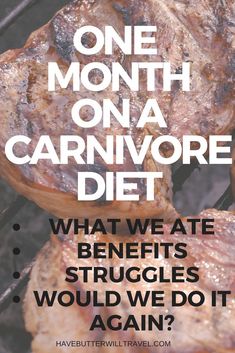 Are you considering trying keto carnivore? We experimented with keto carnivore for a month and discuss how we found it. What we liked and struggled with. #carnivore #diet #carnivorediet #food #health #healthy How To Carnivore Diet, Carnivore Kids Lunch, Carnivore Diet Vegetables, Benefits Of Carnivore Diet, Carnivore Diet Benefits, Carnivore Before And After, Keto Carnivore Recipes, Meat Only Diet, Carnivore Diet Before And After