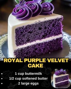 Royal Purple Velvet Cake Bus Quick Velvet Crumb Cake, Purple Red Velvet Cake, Blue Velvet Cake Recipe, Purple Velvet Cake With Cream Cheese Icing, Purple Velvet Cupcakes, Purple Velvet Cake, Lemon Velvet Cake Divas Can Cook, Purple Velvet Cakes