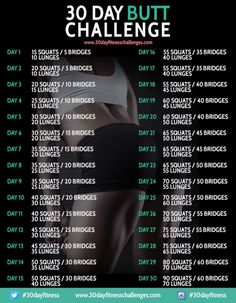 30 Day But Challenge Squats, Body Manifestation, Workouts Challenge, Glute Workouts, Workout Challenges, Jiggle Jiggle, Fitness Challenges, Squat Challenge