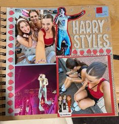 Scrapbook Ideas For Concerts, 18th Birthday Scrapbook Ideas Layout, Love On Tour Scrapbook, Festival Scrapbook Ideas, Scrapbook Ideas Sisters, Western Scrapbook Ideas