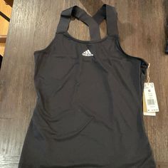 Brand New Adidas Aeroready Tank Top. Tennis Top Size Medium Black Adidas Tops For Sports, Black Sports Tank Top For Spring, Black Tank Top For Sports In Spring, Black Stretch Adidas Tops, Black Moisture-wicking Tops For Spring, American Tank, Tennis Top, Adidas Tank Top, Tennis Tops