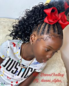 Kids Updo, Kids' Hairstyles, Hairstyles Protective, Toddler Braided Hairstyles, Short Box Braids Hairstyles, Kid Braid Styles, Girls Natural Hairstyles