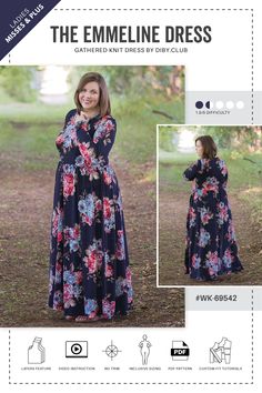 Emmeline Gathered Dress Modest Full-length Maxi Dress For Spring, Modest Full Length Maxi Dress For Spring, Modest Full-length Spring Dresses, Sewing Challenge, Night On The Town, Gathered Dress, October 2022, Evening Wedding, For A Reason