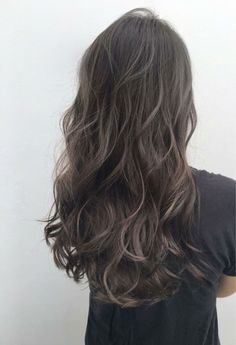 Long Hair Perm, Korean Hair Color, Ash Hair Color, Brown Hair Inspo, Brown Hair Balayage, Haircuts For Medium Hair, Brown Blonde Hair, Permed Hairstyles