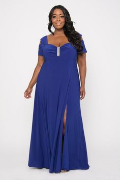 R&M Richards Long Plus Size Formal Stretchy Evening Dress - The Dress Outlet R&M Richards Royal Blue Dress For Wedding, Dress Plus Size Formal, Royal Blue Long Dress, Blue Dress For Wedding, Jacket Dresses Formal, Grey Wedding Dress, Richard Long, Long Dress Plus Size, Plus Size Black Dresses