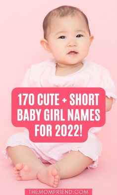 Working on your baby names list? Here are 170 short baby girl names with meaning! These one-syllable girl names are beautiful, unique, cute, and vintage! And perfect for a first or middle name. These are the best girl names for 2022! Short Girl Names, Baby Girl Names With Meaning, Best Girl Names, Nature Names